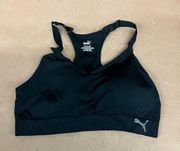 NEW Puma Black Padded Sports Bra Size Large