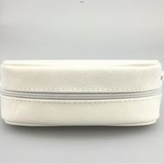 Oakley white embossed leather glasses sunglasses pouch case soft with zipper