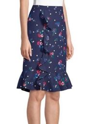 NWT Draper James bouquet floral dot skirt