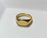 18k Gold Signet Ring