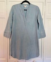 Vineyard Vines denim notch neck dress size xs