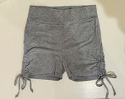 Ruched Grey Shorts