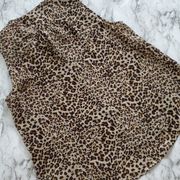 metaphor leopard print blouse size medium