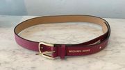 NWT  Burgundy Belt Size Small