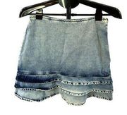 Nasty Gal You better wash out Denim Mini Skirt - Sz 6