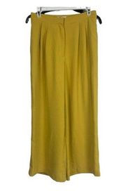 Chriselle X JOA Women's Yellow Dress Trousers Size Small