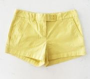 Classic Washed Dayboat Shorts Pastel Yellow Size 2