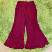 Red Zeanna Premium Boho Flowy Pants