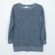 Caslon Raglan Long Sleeve Sweatshirt Size Small