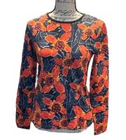 Hang Ten Floral Long Sleeve Rash Swim Guard Size X-Small