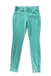 HUE Mint Green Faux Jean Leggings Size Small