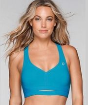 LORNA JANE Rare Emerald Sports Bra Blue Comfortable Small