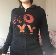 ROXY vintage look zip up jacket