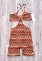 Boho Crochet Cut Out Jumpsuit S