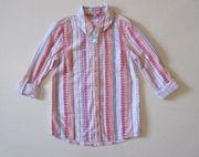 NWT Splendid Capri Henley in Bloom Ikat Embroidered Button Down Shirt S $138