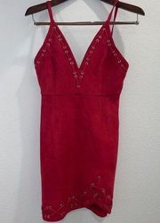 NWT tea & cup red dress M