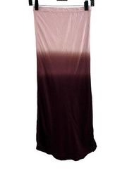 LAMade Maxi Skirt Ombre Dyed Satin XS