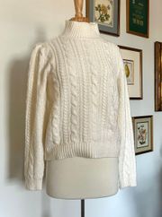 white Turtleneck Sweater