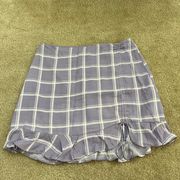 Forever 21 Purple Patterned Skirt Size Large