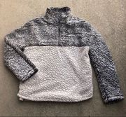 Thread + Supply Sherpa Fleece Pullover Jacket Size Medium