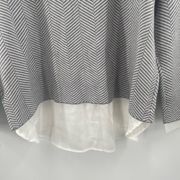 ADRIENNE VITTADINI Sweater Size Extra Large NWT Dress Shirt Set Attached Office