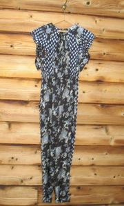 Rebecca Taylor Silk Blend Paisley Jumpsuit