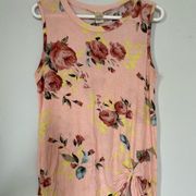 Brenda’s women’s small sleeveless pink floral top