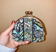 Vera Bradley Floral Coin Purse Wallet