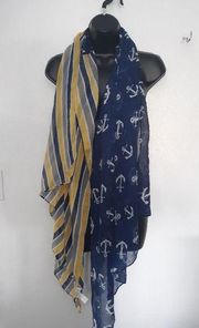 Charming Charlie nautical scarf