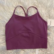 NWT Stori Legend Cropped Shelf Tank size 2 Amethyst Color