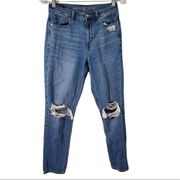 American Eagle  Distressed Mom Jean