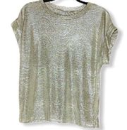 RD Style Research & Design Metallic Shirt