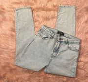 Akira Light Wash High Rise Jean Woman Size 9