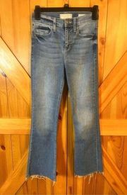 Harper Heritage  Flare Jeans Size 24 Women's Blue raw hem