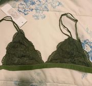 Lace Bralette green