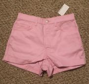 NWT  Pink Denim Shorts