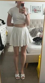 White Tennis Skirt