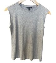 Eileen Fisher Gray Sleeveless Too, XS