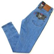 NWT Levi's 501 Skinny in Jive Depths Heavyweight Stretch Denim Crop Jeans 27