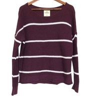 Hollister Chunky Knit Sweater Oversized Boxy Distressed Cabincore Y2K Preppy | M