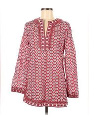 Tory Burch long sleeve red floral print