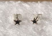 Black Star Earrings