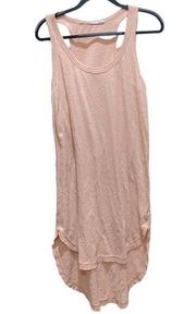 WILT Shirttail Tank Dress Peach Pink Cotton Size Extra Small Revolve