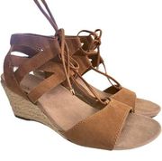 Vionic Women's Tansy Wedge sandals color Caramel size 9