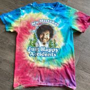 Bob Ross Happy Accidents tee