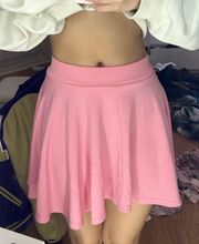 Pink flowy skirt