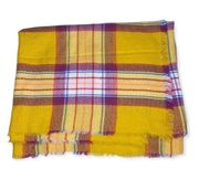 Old Navy multicolored plaid scarf oversized / lightweight