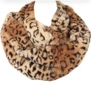 NWT Faux Leopard infinity scarf.