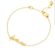 KATE SPADE NEW YORK Say Yes Gold-Tone Forever Chain Bracelet