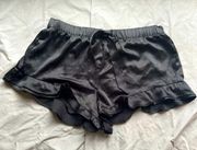 Victoria's Secret Satin Ruffle Pajama Lounge Shorts